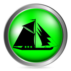 Sailing ship button