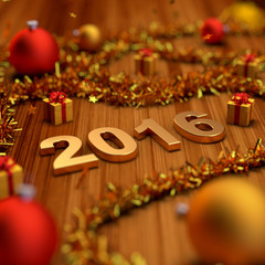 2016 new year decoration