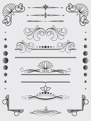 Calligraphic elements