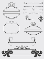 Calligraphic elements