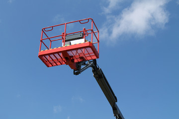 A High Lift Cherry Picker Hydraulic Vehicle.
