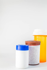 Brown medicine bottle