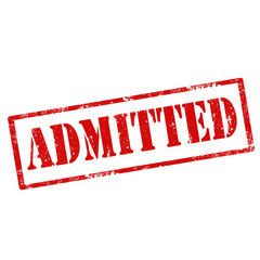 Admitted-stamp