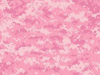 Girly camouflage pixels