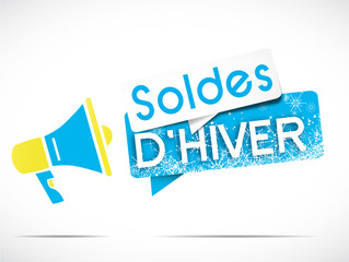 mégaphone : soldes d'hiver