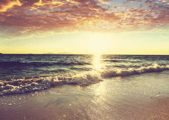 Sea sunset
