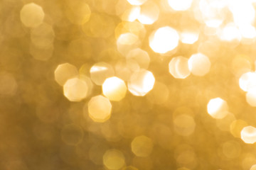 Abstract twinkled bright background with bokeh defocused