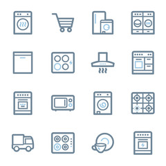 Kitchen Appliances Web Icons