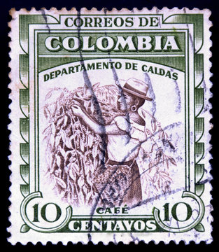 postage stamp columbia