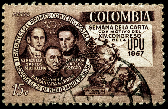 postage stamp columbia