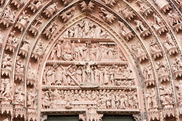 Tympan de la cathédrale de Strasbourg
