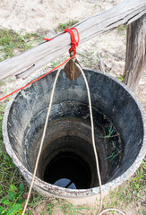 Old cement well