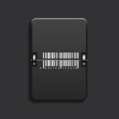 vector modern scoreboard black icon.