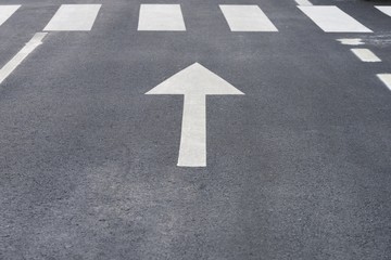 road markings crosswalk