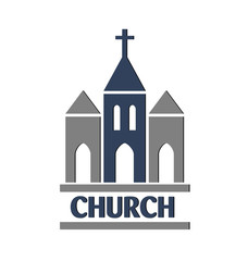 Church logo vector design