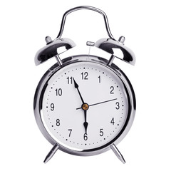 Five to six on an alarm clock