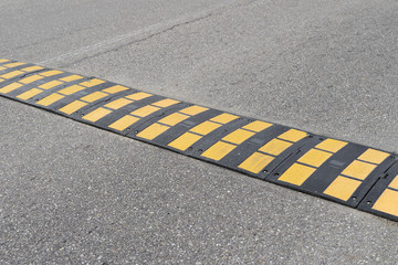 road marking speed bumps