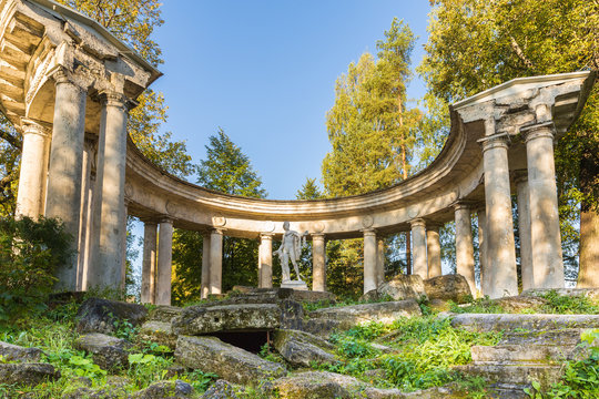 The Apollo Colonnade  in the Pavlovsk Park, Russia
