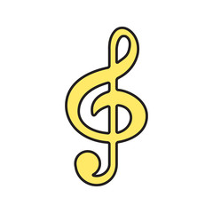 Vector music icon. Eps10