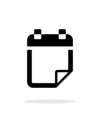 Note flip icon on white background.