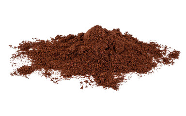 coffee powder isolated
