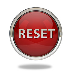 reset pointer icon on white background