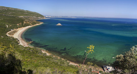 beautiful coastal landscapes of the Arrabida region