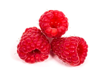 ripe red raspberry