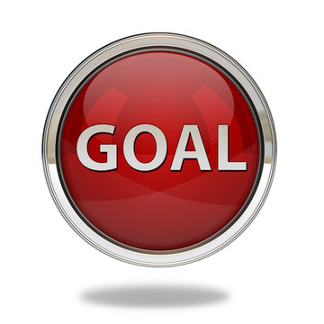 Goal pointer icon on white background