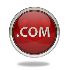 Com pointer icon on white background