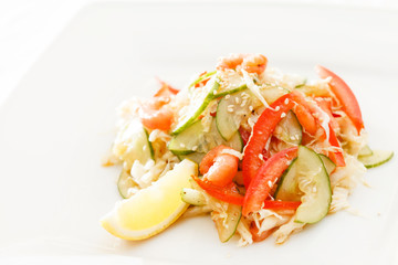 salad with chicken