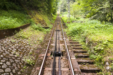 Cable car railways, Koya San, Japan