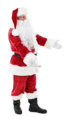 Santa Claus isolated on white background