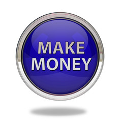 Make money pointer icon on white background