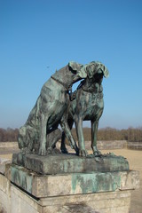 Statue de chien,Domaine de Chantilly,Oise