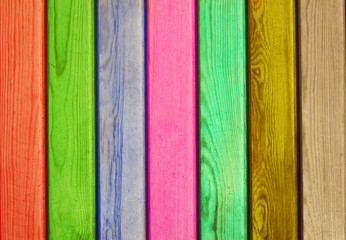 Colorful Wood Background