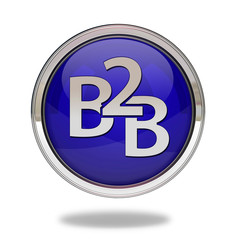B2B pointer icon on white background