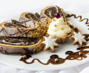 Christmas dish - poppy cake