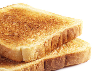 Two toast bread - obrazy, fototapety, plakaty