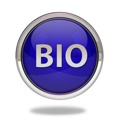 Bio pointer icon on white background