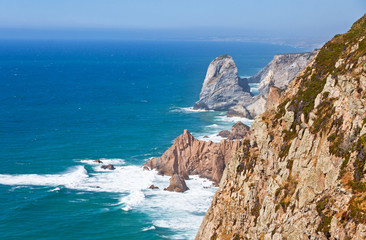 Fototapeta na wymiar The most Western point of Europe, Cabo da Roca, Portugal