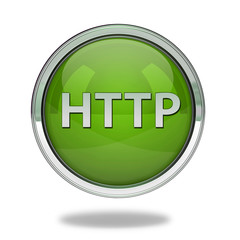 http pointer icon on white background