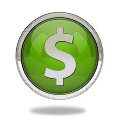 money pointer icon on white background