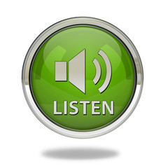 music pointer icon on white background