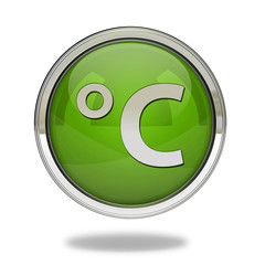 Celsius pointer icon on white background