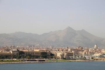 Fototapeta premium vue générale de palerme