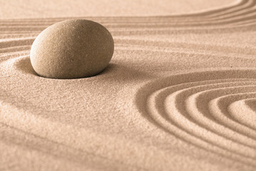 zen meditation stone