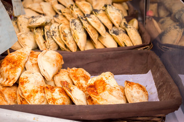 group of filled dumplings