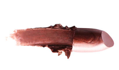 Beautiful lipstick isolated on white