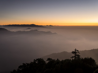 Hehuanshan and clouds